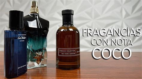 perfumes con aromas de coco